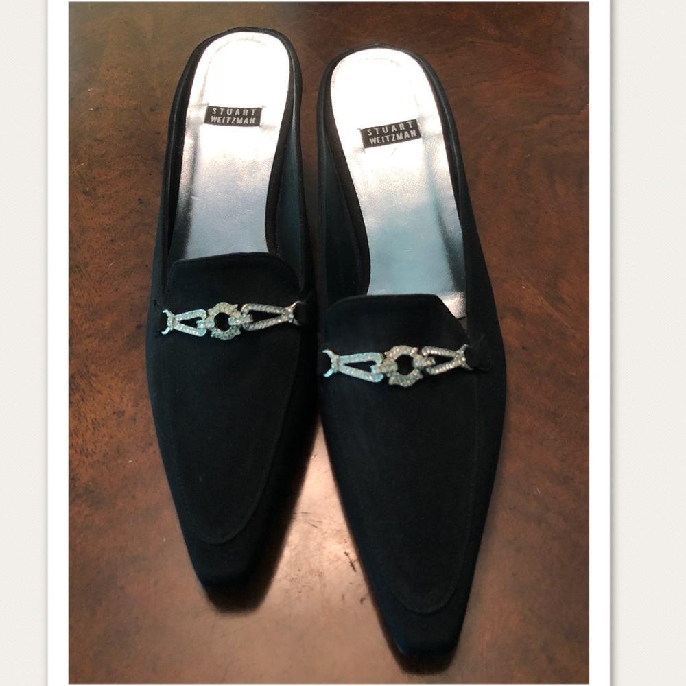 Stuart Weitzman Kitten Heel Loafers